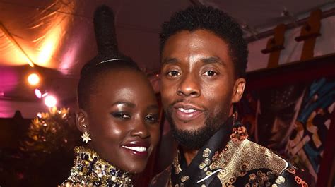 chadwick boseman and lupita nyong'o relationship|lupita nyong'o boyfriend.